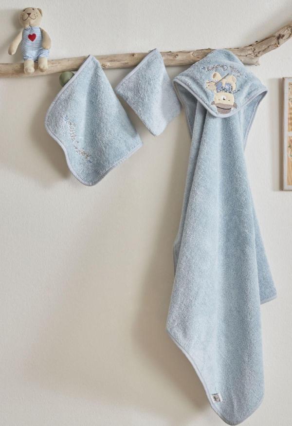 Karaca Home Little Cowboy Havlu-Kundak-Kese 3'lü Set - Image 1