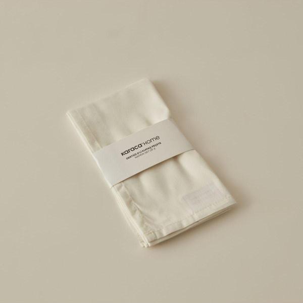 Karaca Home Belle Dertsiz 2'li Kumaş Peçete Ekru - Image 1