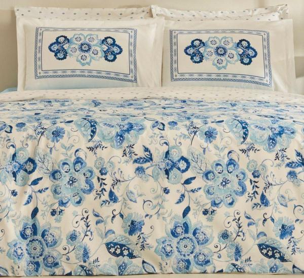 Karaca Home Asul Çift Kişilik Nevresim Takımı Mavi - Image 1