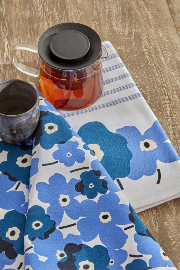 Karaca Home Roxie %100 pamuk 2 Parça Mutfak Havlusu Blue  - Image 1