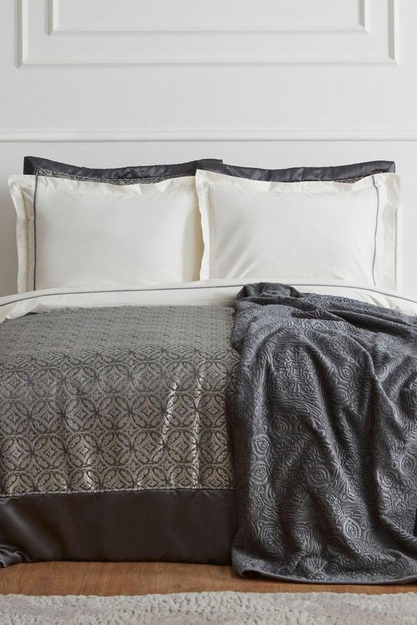 Karaca Home Marsha 8 Parça Çeyiz Seti Gri - Image 1