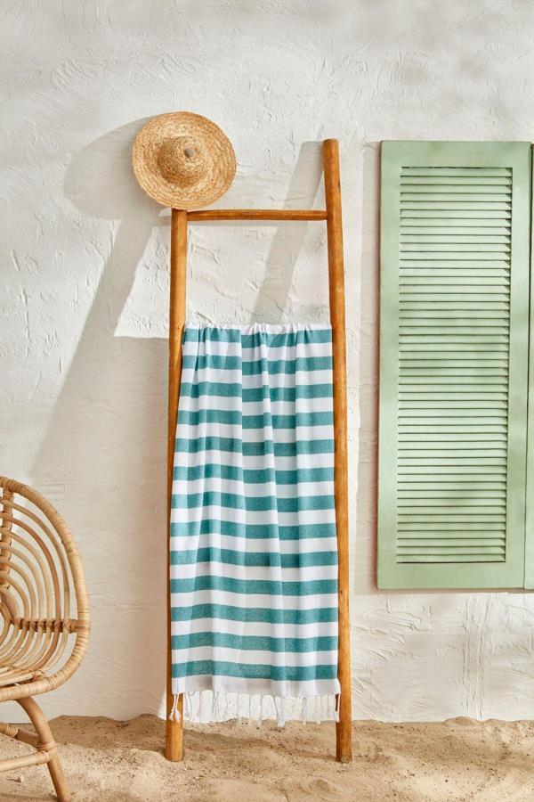 Karaca Home Lina Peştamal Plaj Havlusu Yeşil - Image 1