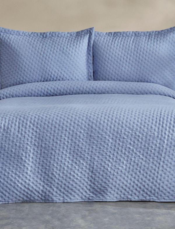 Karaca Home Breeze Soft Çift Kişilik Yatak Örtüsü Takımı Lila - Image 1