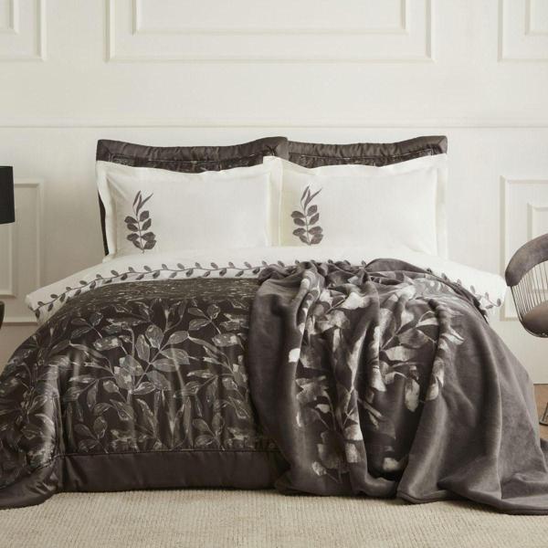 Karaca Home Gardenia 8 Parça Çeyiz Seti Antrasit - Image 1