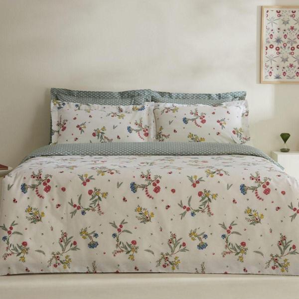 Karaca Home Dina %100 Pamuk Tek Kişilik Nevresim Takımı Multicolor - Image 1