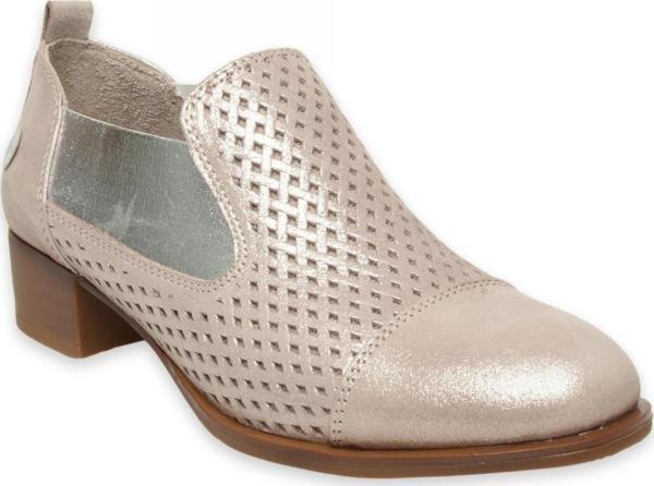 Mammamia D25Ya-7150 Günlük Kalin Topuklu Vizon Kadın Ayakkabı - Image 1