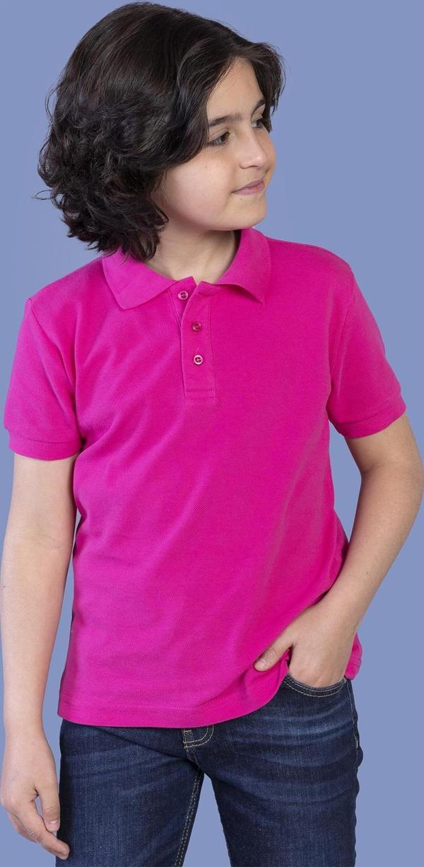 Toontoy Unisex Çocuk Düğmeli Polo Yaka Tişört - Image 1