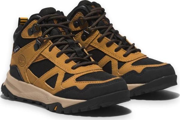 Timberland Tb1A5Rsq Lincoln Peak Mid Lace Up Waterproof Hiki Outdoor Siyah-Sarı Unisex Bot - Image 1