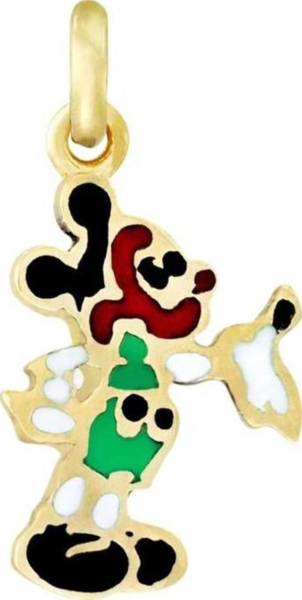 Altın Mickey Mouse Kolye Ucu - Image 1