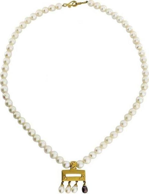  Altın İnci Kolye  - Image 1