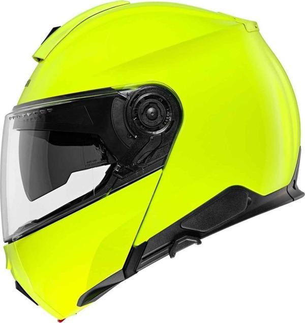 SCHUBERTH C5 FLUO YELLOW ÇENE AÇILIR MOTOSİKLET KASKI - Image 1