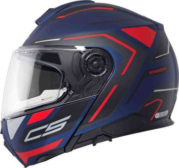 Schubert C5 Omega Blue Çene Açılır Motosiklet Kask - Image 1