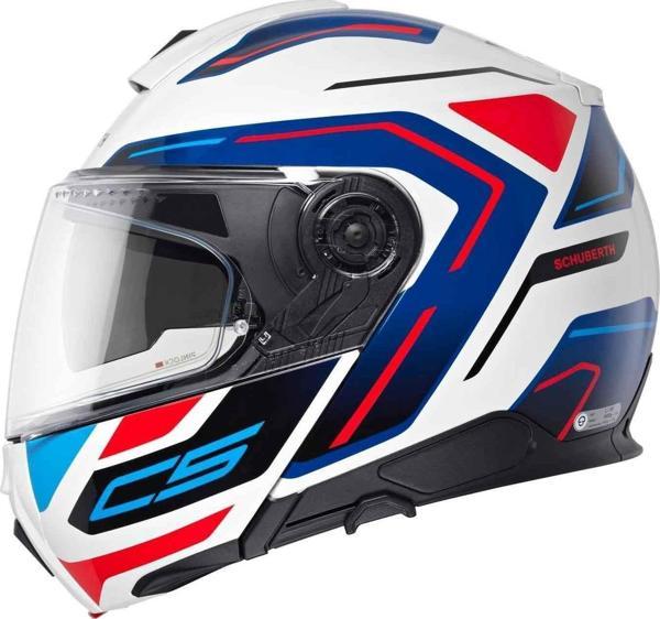 Schubert C5 Omega White Çene Açılır Motosiklet Kask - Image 1