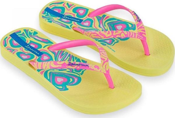 Ipanema 83476K Nostalgic Hearts Parmakarası Sarı Kız Çocuk Terlik - Image 1