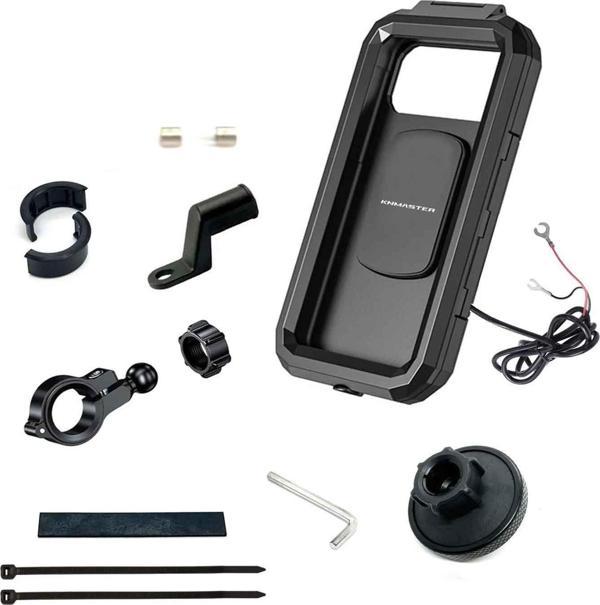 KNMASTER TT-950WU  TITRESİM ENGELLEYİCİ UNIVERSAL KABLOSUZ VE USBLI TELEFON TUTUCU - Image 1