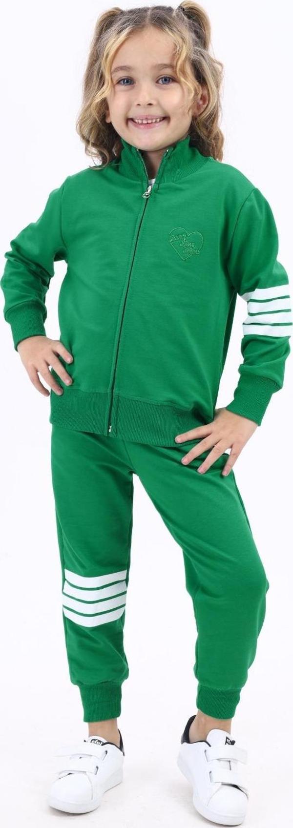 Toontoy Kız Çocuk Nakışlı Eşofman Takım - Image 1