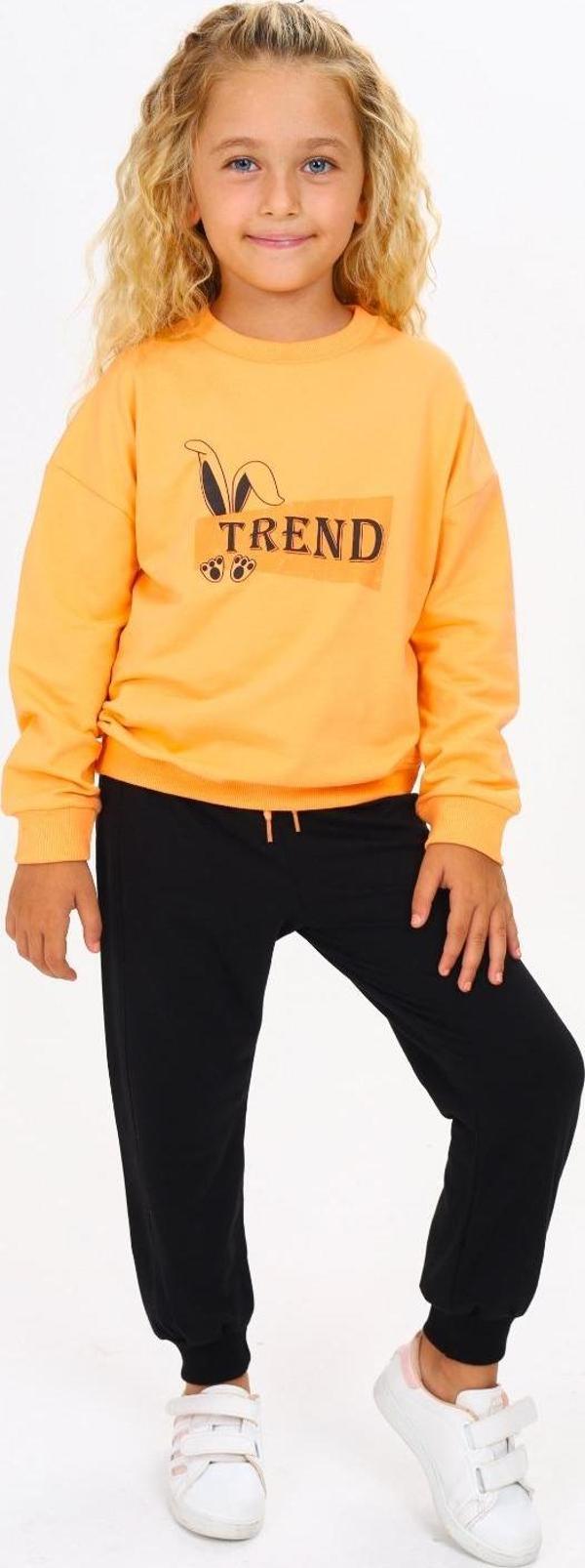 Toontoy Kız Çocuk Trend Baskılı Eşofman Takım - Image 1