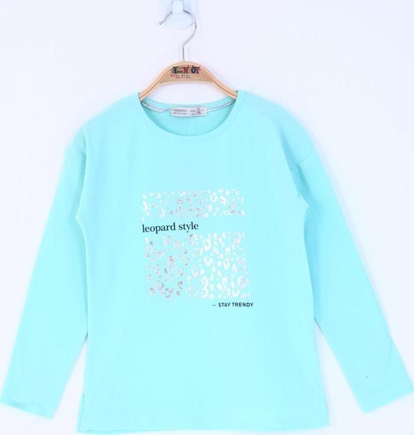 Toontoy Kız Çocuk Leopard Style Baskılı Tişört - Image 1