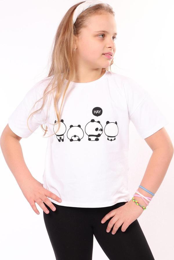 Toontoy Kız Çocuk Baskılı Tişört - Image 1