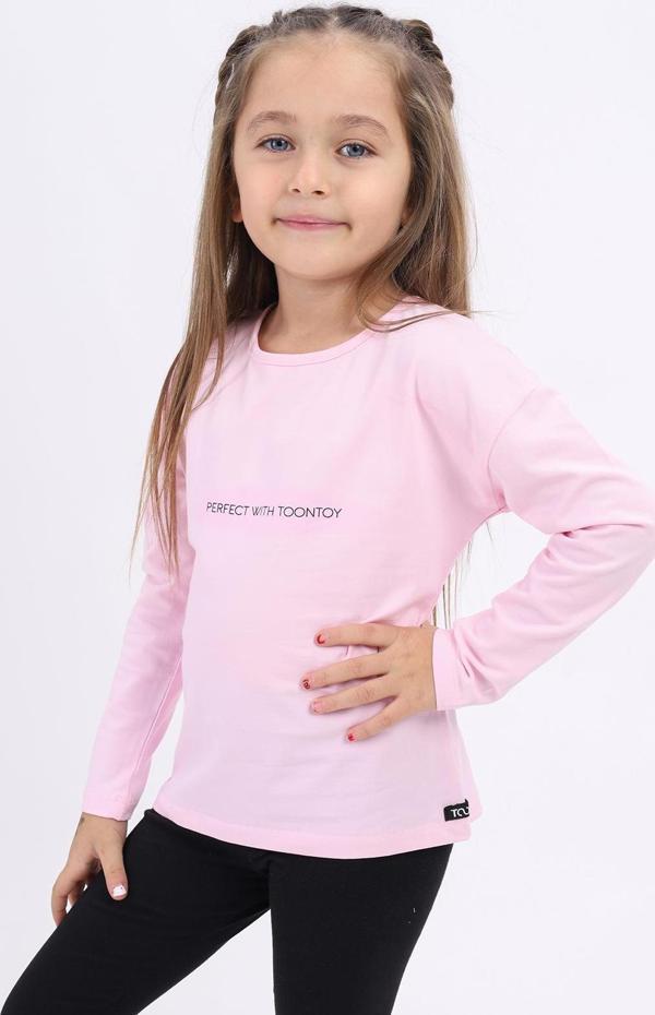 Toontoy Kız Çocuk Baskılı Tişört - Image 1