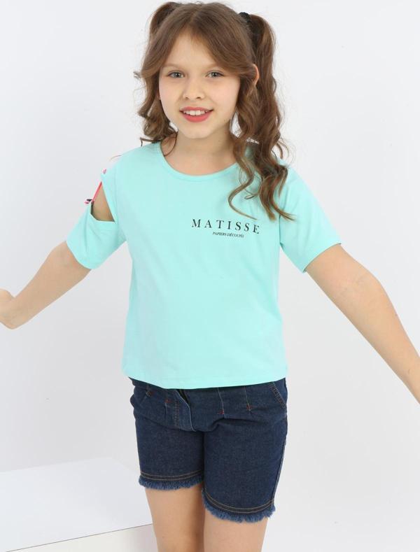 Toontoy Kız Çocuk Matısse Baskılı Tişört - Image 1