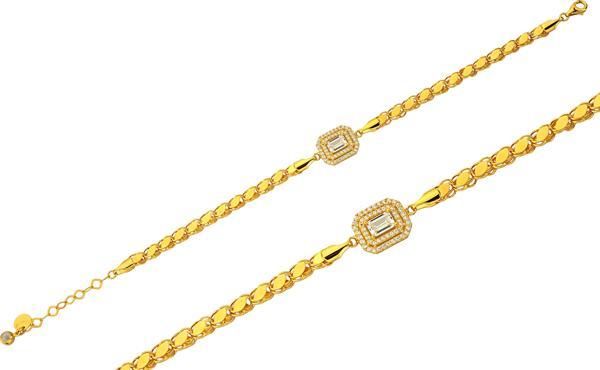 14 Ayar Altın Bileklik 4,9 Gram - Image 1