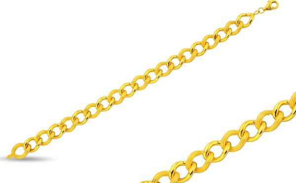 ALTIN CİMARLI BİLEKLİK Gramı :8,87 - Image 1