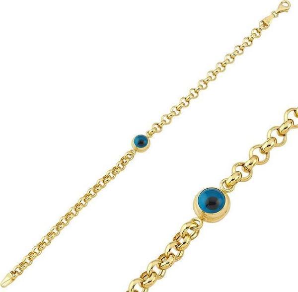 Altın Nazar Boncuğu Bileklik 5,09 Gram - Image 1