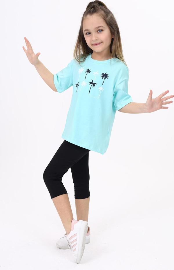 Toontoy Kız Çocuk Baskılı Tişört - Image 1