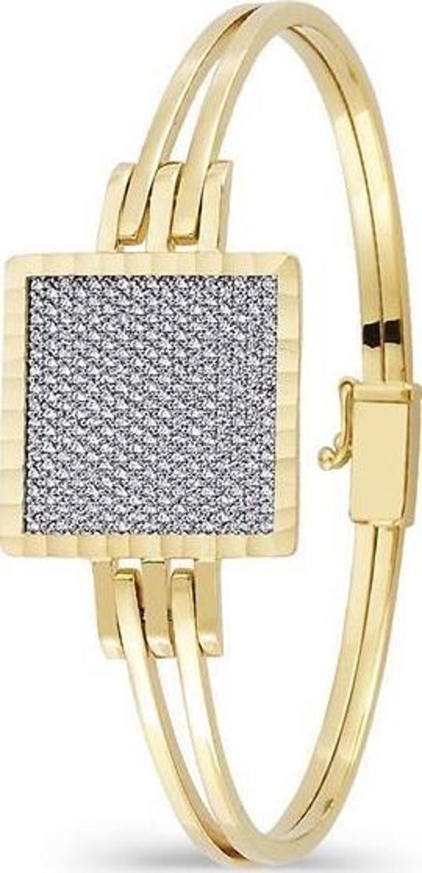 Altın Tasarım Kelepçe 8,46 Gram - Image 1