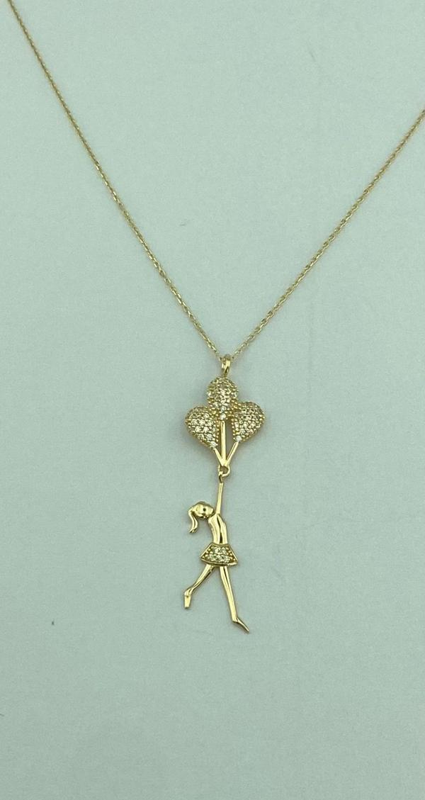 Altın Anne Çoçuk Kolye 2,72 Gram - Image 1