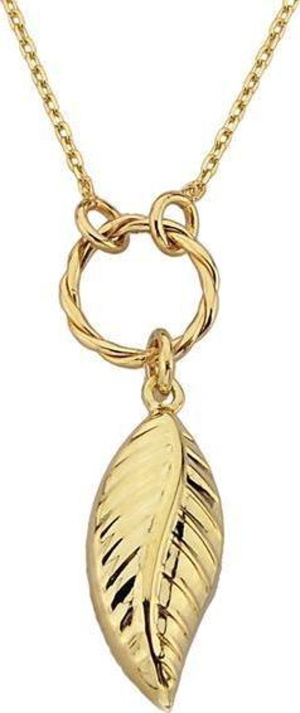 Altın Yaprak Kolye 1,96 Gram - Image 1