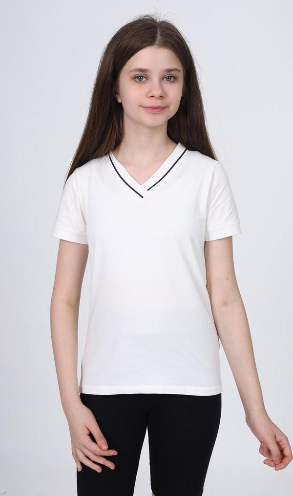 Toontoy Kız Çocuk Okul Tişört - Image 1