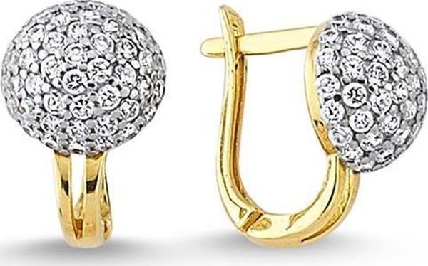 Altın Taşlı Küpe 3,62 Gram - Image 1