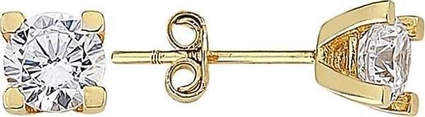 Altın Tektaş Küpe 1,68 Gram - Image 1