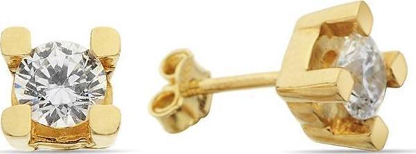 Altın Tektaş Küpe 2,56 Gram - Image 1
