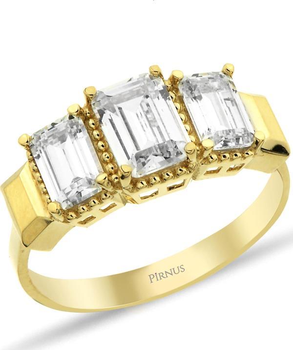 Altın Baget Yüzük 2,83 Gram - Image 1