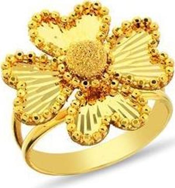 Altın Yonca Yüzük 3,46 Gram - Image 1