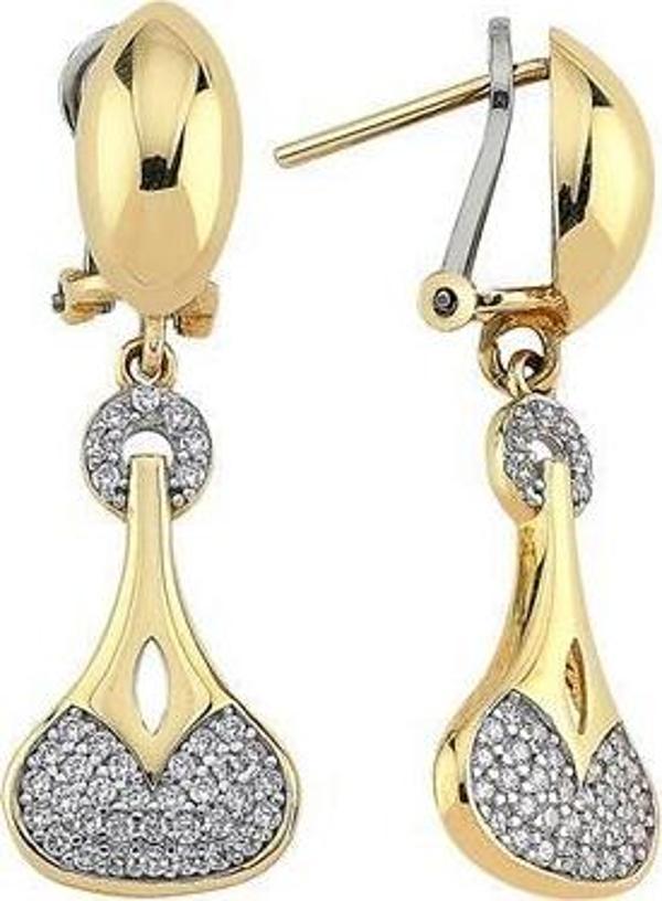 Altın Taşlı Set Küpe 5,32 Gram - Image 1