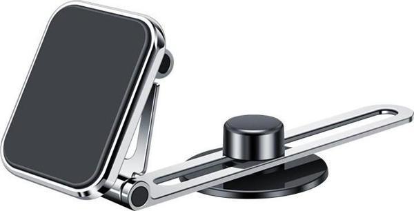 360 derece dönebilen torpido üstü mıknatıslı telefon tutacağı krom  / SYTE204 - Image 1