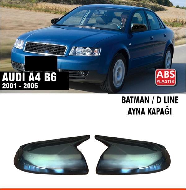 A4 B6 Batman Ayna Kapağı Piano Black / 2004 - 2005 - Image 1