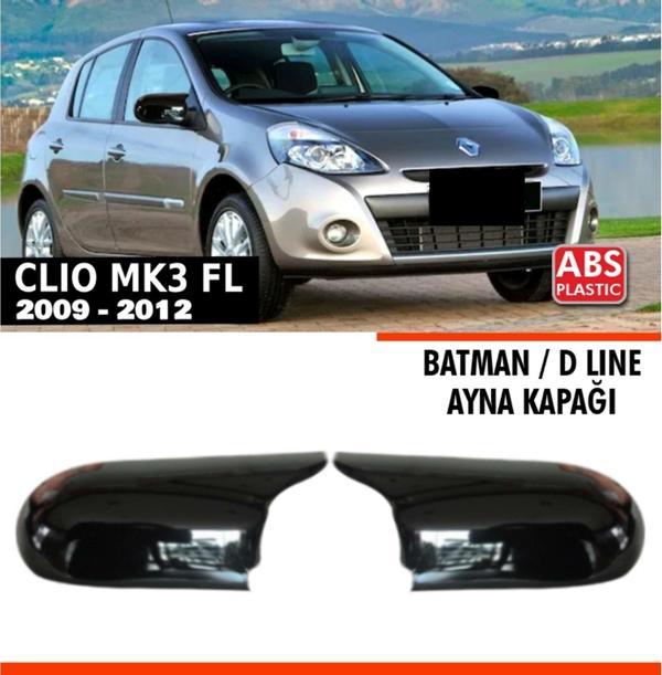 Clio 3 FL Batman Ayna Kapağı Piano Black / 2009-2012 - Image 1