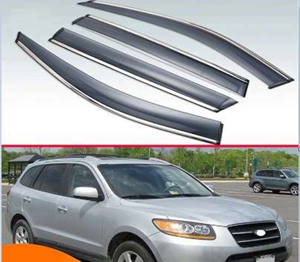 Hyundai Santa Uyumlu Fe 2006 2012 Kromlu Cam Rüzgarlığı İthal - Image 1