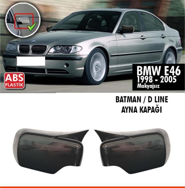 E46 Batman Ayna Kapağı Piano Black / 1998 - 2005 - Image 1