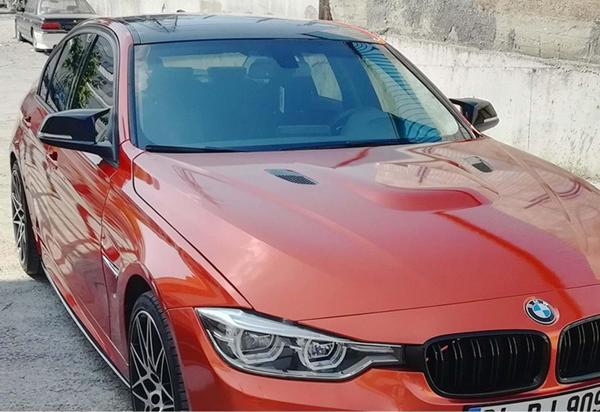 F30 M3 Batman Ayna Kapağı Raw Surface / 2012-2018 (Tırnaklı) - Image 1