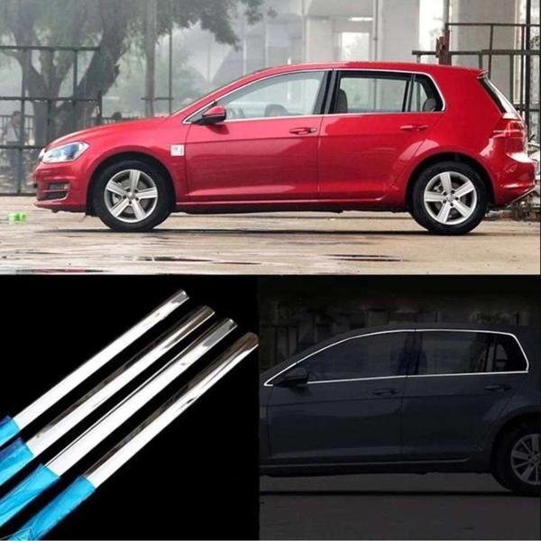 Volkswagen Golf Uyumlu 6 Cam Çıtası Kaplama Krom  - Image 1