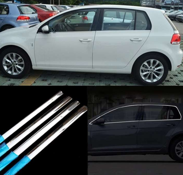 Volkswagen Golf Uyumlu 7 Golf 7,5 Cam Çıtası Krom - Image 1