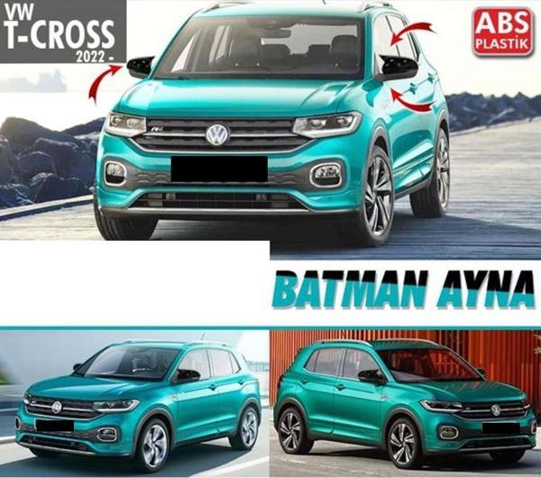 T-Cross Batman Ayna Kapağı Piano Black / 2017 Sonrası - Image 1