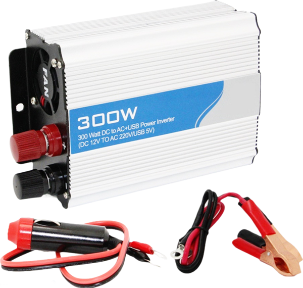 Space İnverter Dönüştürücü USB'li 12-220V 300 Watt/ ICCA89 - Image 1