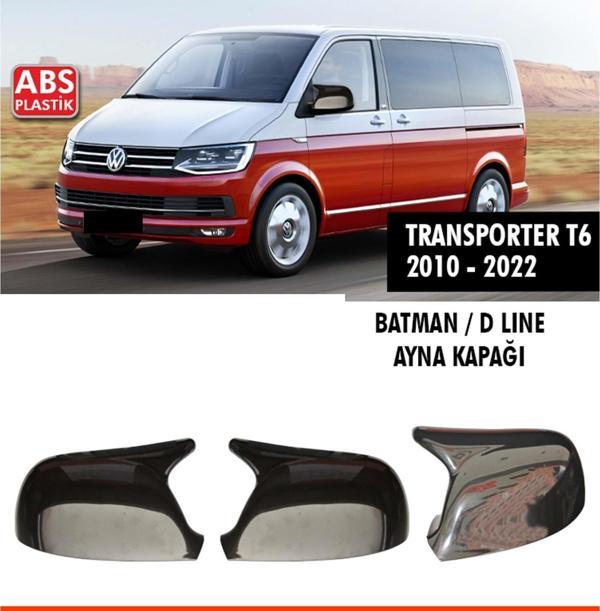 Transporter T6 Batman Ayna Kapağı Piano Black / 2010 - 2022 - Image 1